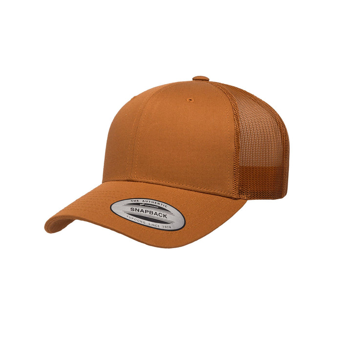 6606-CRML Retro Trucker Caramel Cap Adjustable Fit