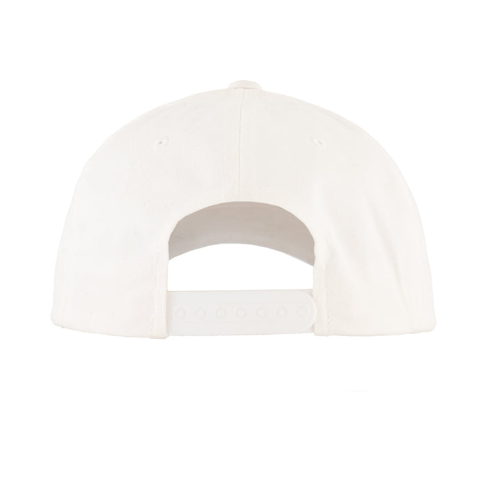 6389X-WHT Retro Cotton Blend White Snapback Adjustable Fit