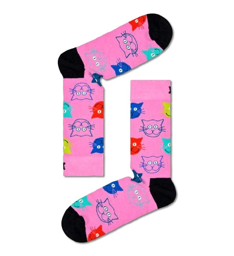 3-Pack Mixed Cat Socks Gift Set