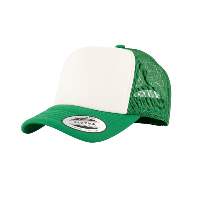 6700-KWK VZ Trucker  Kelly Green & White  Cap Adjustable Fit