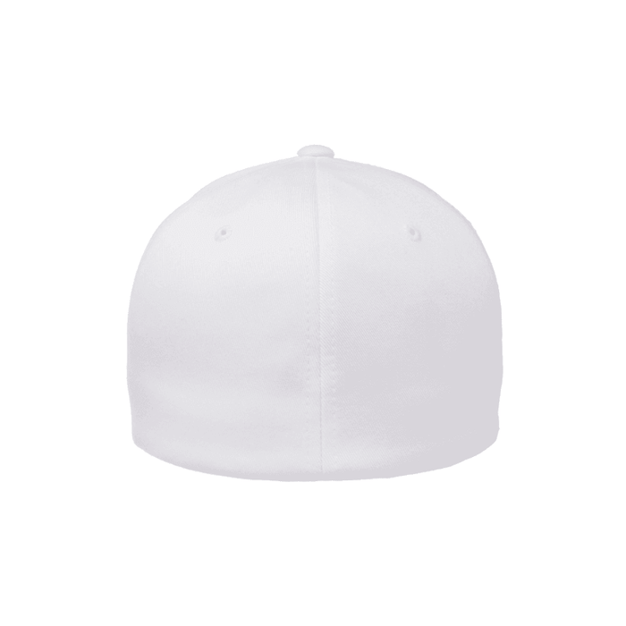 6277-W Baseball White Fitted Cap