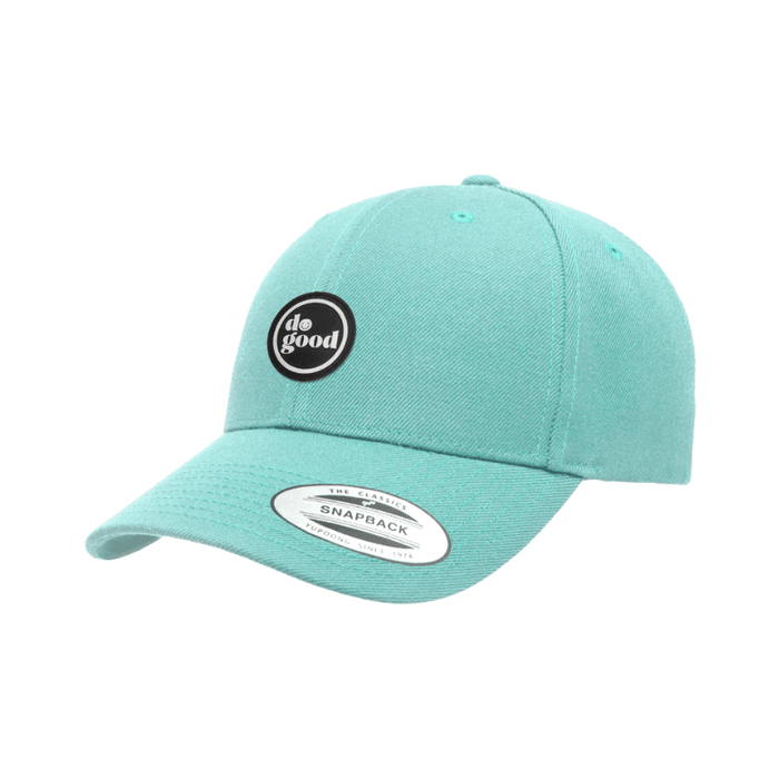 Do Good Diamond Blue Curve Peak Snapback Cap