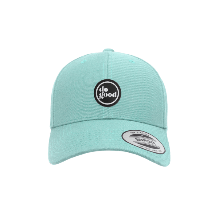 Do Good Diamond Blue Curve Peak Snapback Cap