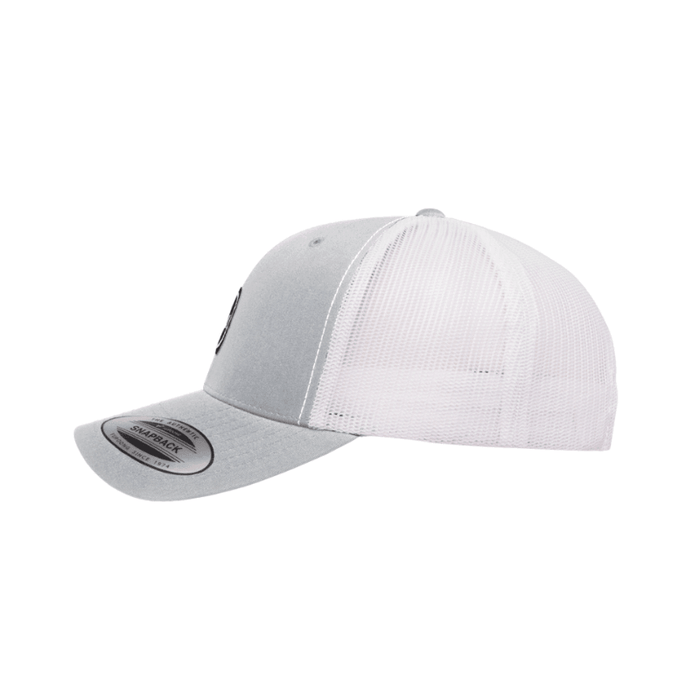 Do Good Melange Silver & White Mesh Adjustable Cap