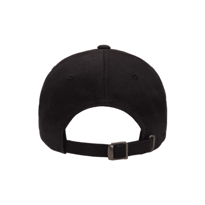 6389-BB-BLK - Black Retro Unstructured XCAP with Brass Buckle Strap Adjustable Fit