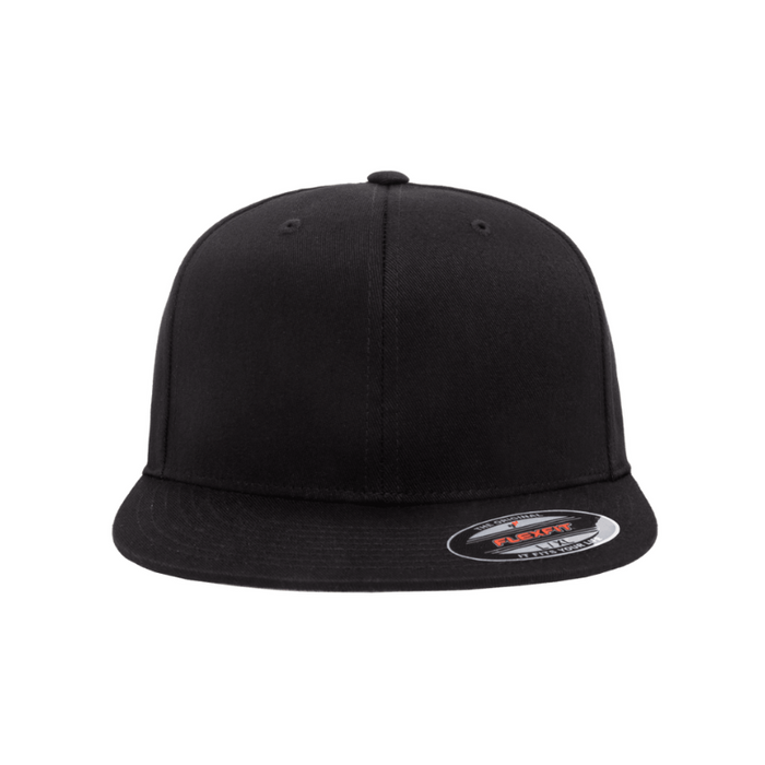 6677-BLK Pro-Style Black Cap Fitted