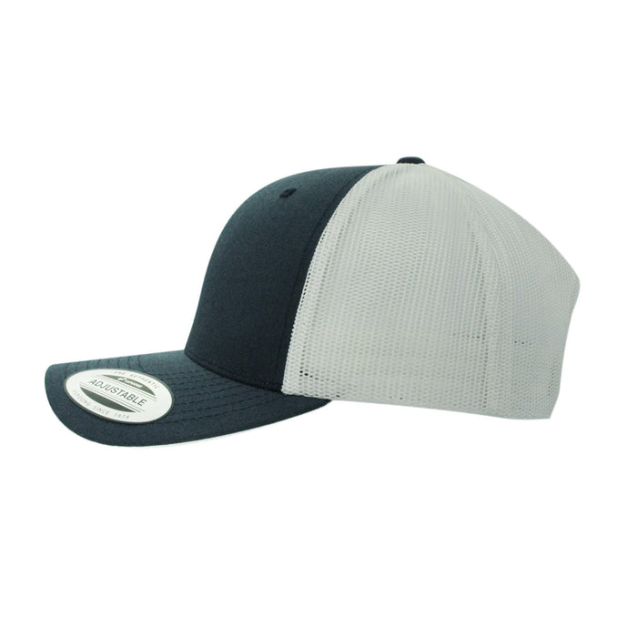 6606T-NVY/WHT Retro Trucker Navy & White Cap Adjustable Fit