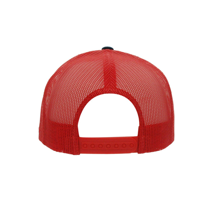 6700-RD/WH/NVY VZ Trucker Red, White & Navy Cap Adjustable Fit